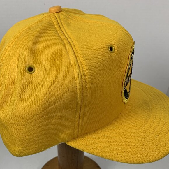 Vintage Duke Power "Citizenship Service" Yellow Snapback Hat - Picture 3 of 13